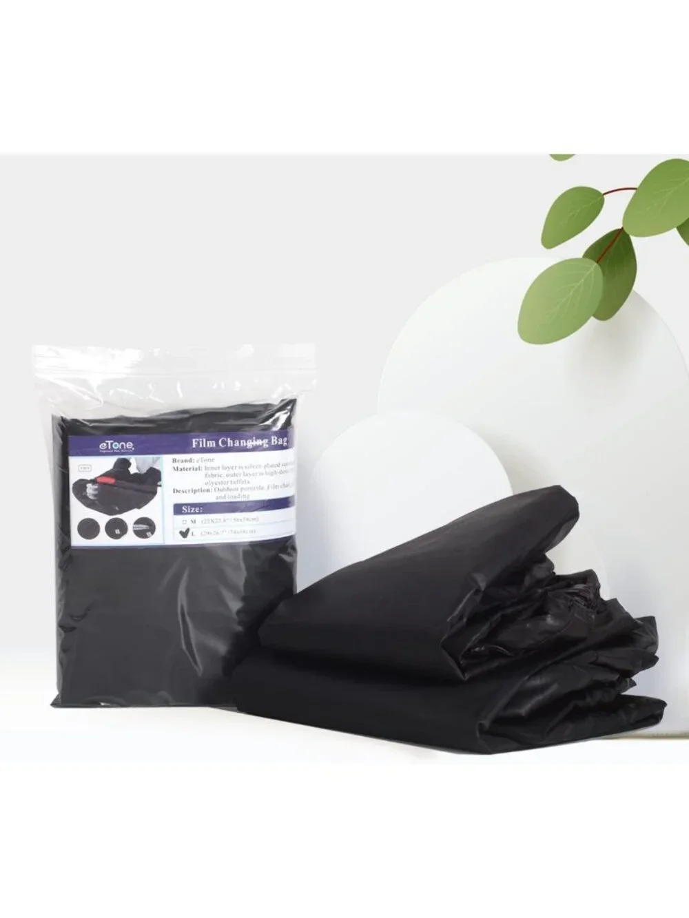 Double Layer Film Changing Bag for Photography - 22x22.8'' Darkroom Accessory